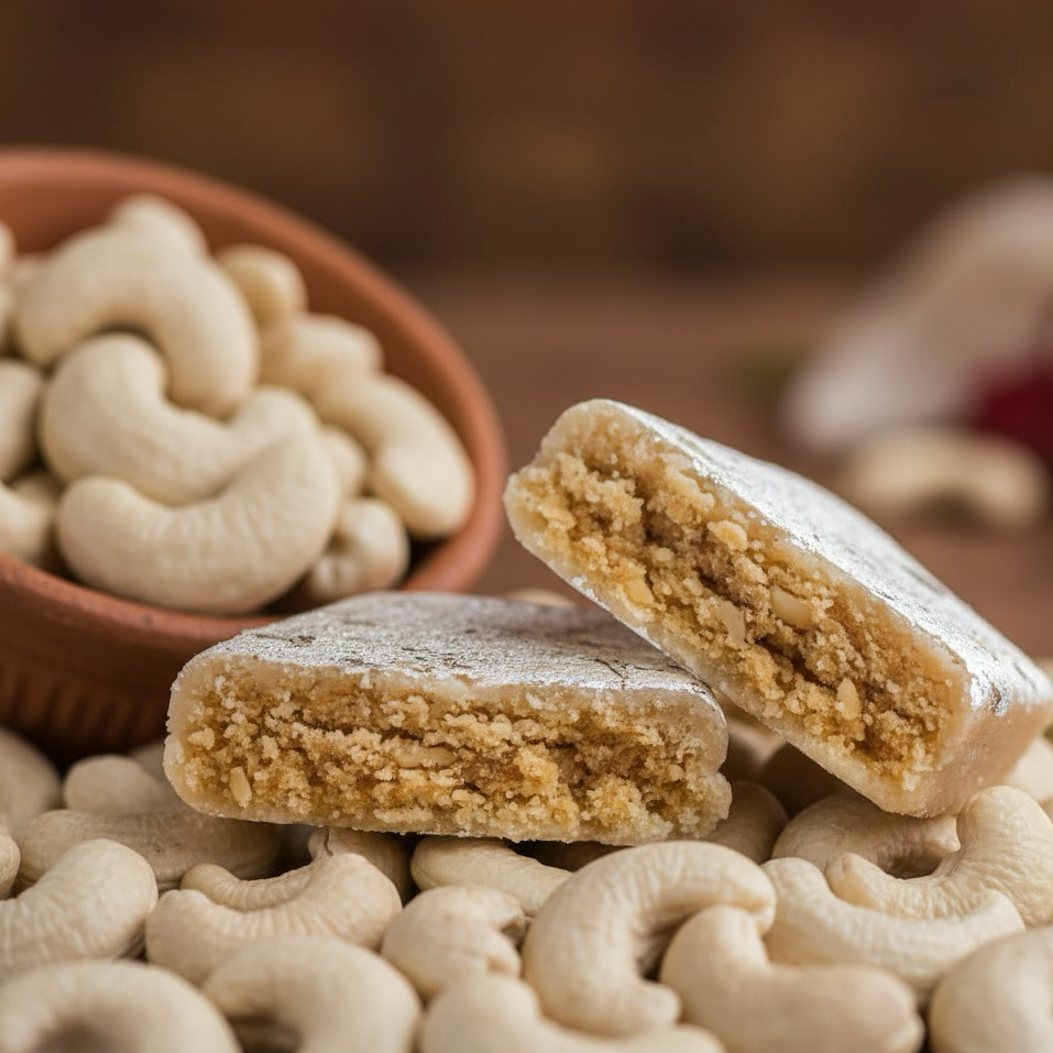 Sugar-Free Kaju Katli