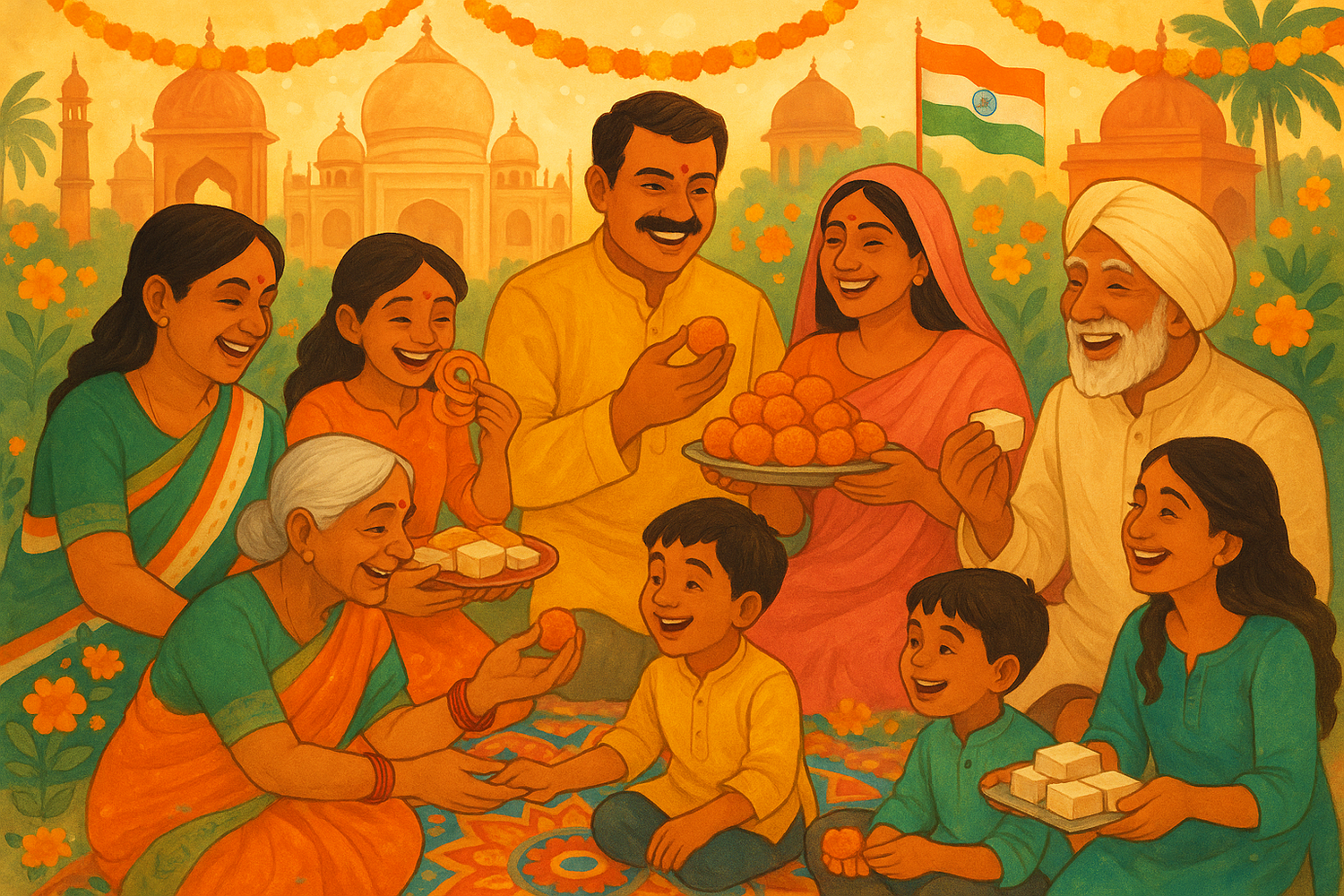 draw a picture to celebrate life’s sweetness freely, responsibly, and with pride in building a better India—one delicious bite at a time. 