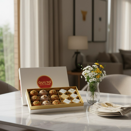 Assorted Box Protein Laddu + Motichur Laddu