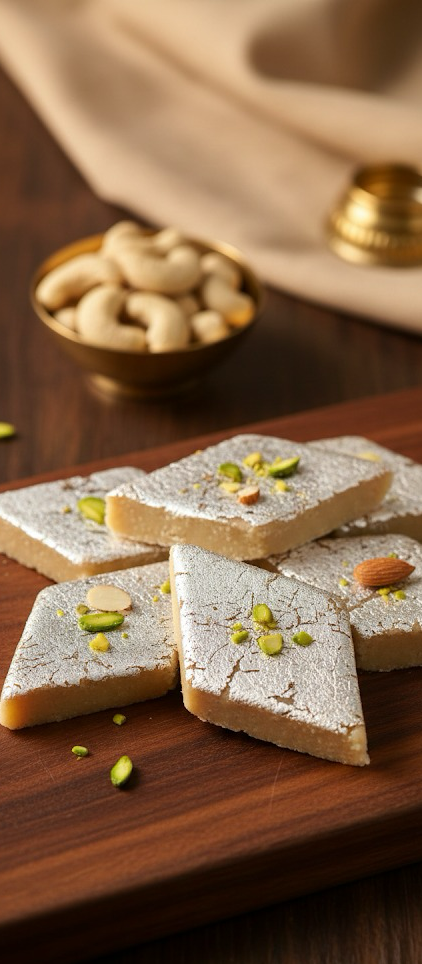 Sugar-Free Kaju Katli
